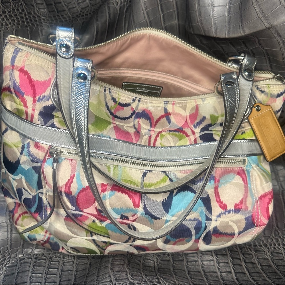 Colorful Coach purse